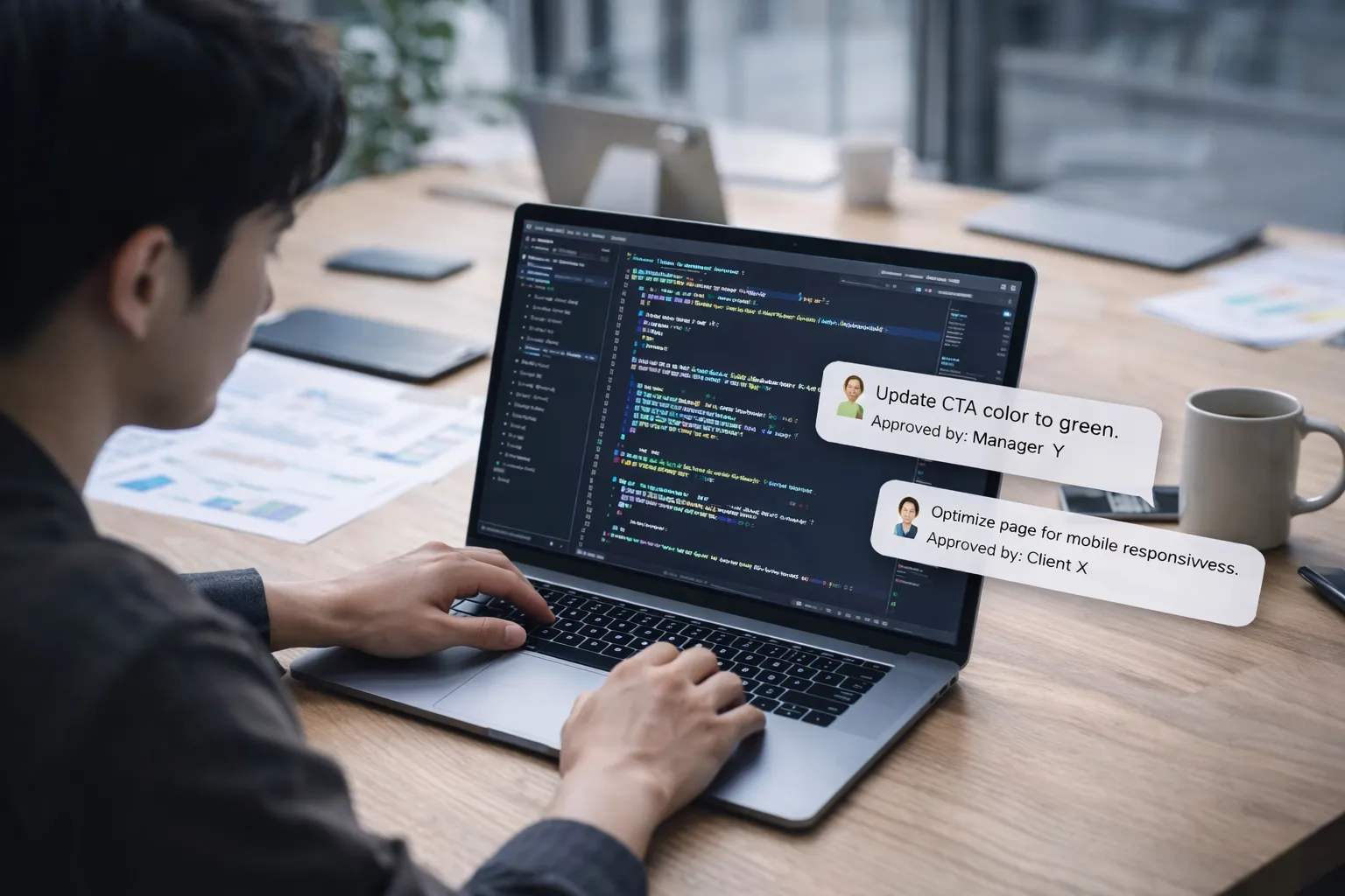 Vibe codingで「Web修正量」が急増、レビューと承認ログはどう管理すべきか